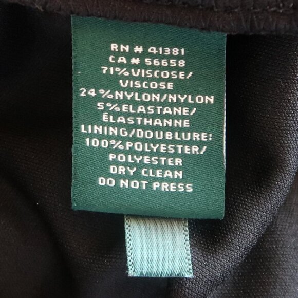 Ralph Lauren Black Cold Shoulder Sleeveless Fit & Flare V-neck Mini Dress 4 - Picture 8 of 9